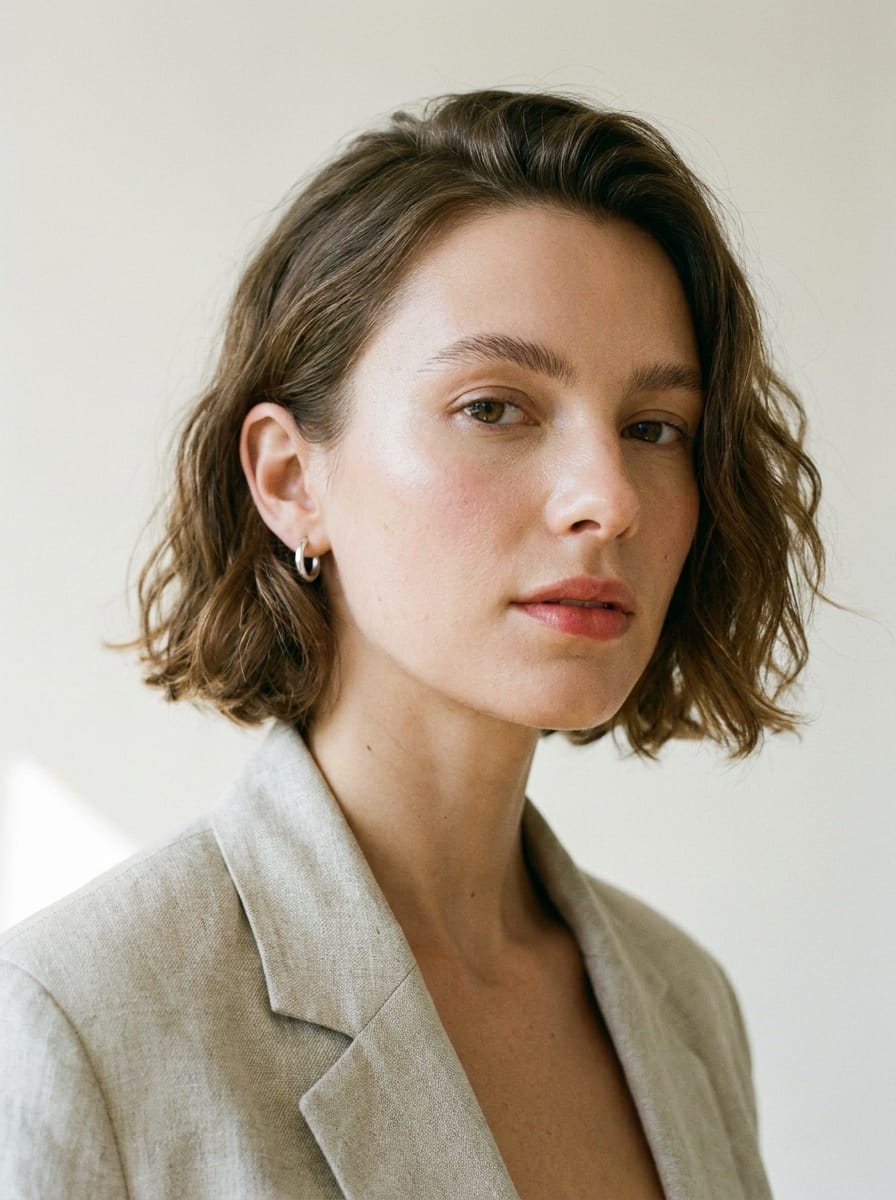 Tucked Bob mit frechem Finish - Freche kurze Bob Frisuren